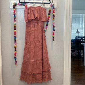 New with tags roses LuLus dress